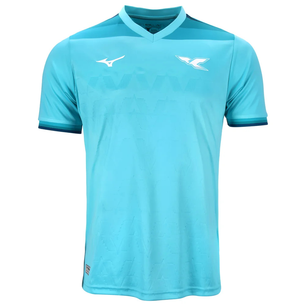 Lazio 125Th Anniversary Goalkeeper Shirt (Blue) Polyester Made By: Mizuno Men's Blue Large