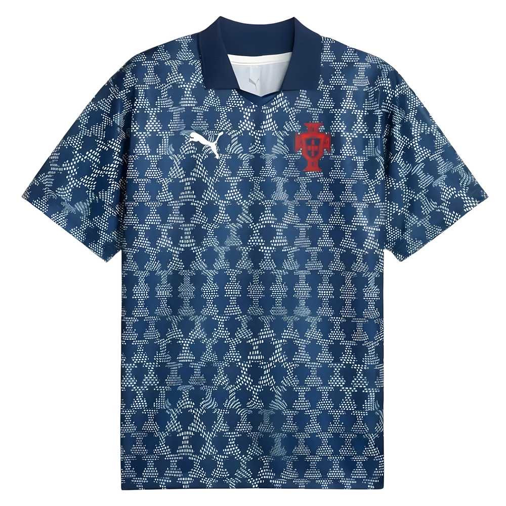 '25-'26 Portugal Ftblnrgy+ Retro Jersey (Persian ) Polyester Made By: Puma Men's Blue Large