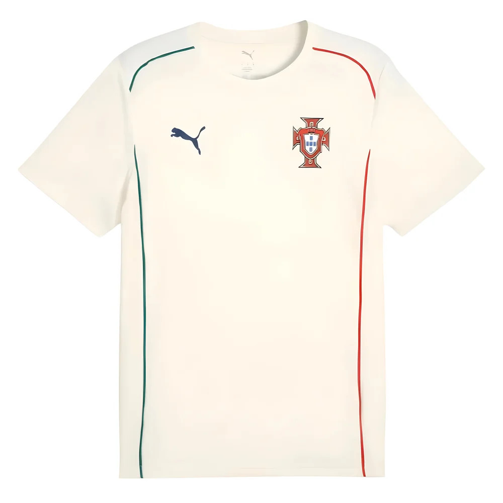 '25-'26 Portugal Casuals Tee (Sugared Almond) Polyester Made By: Puma Men's White Xxl
