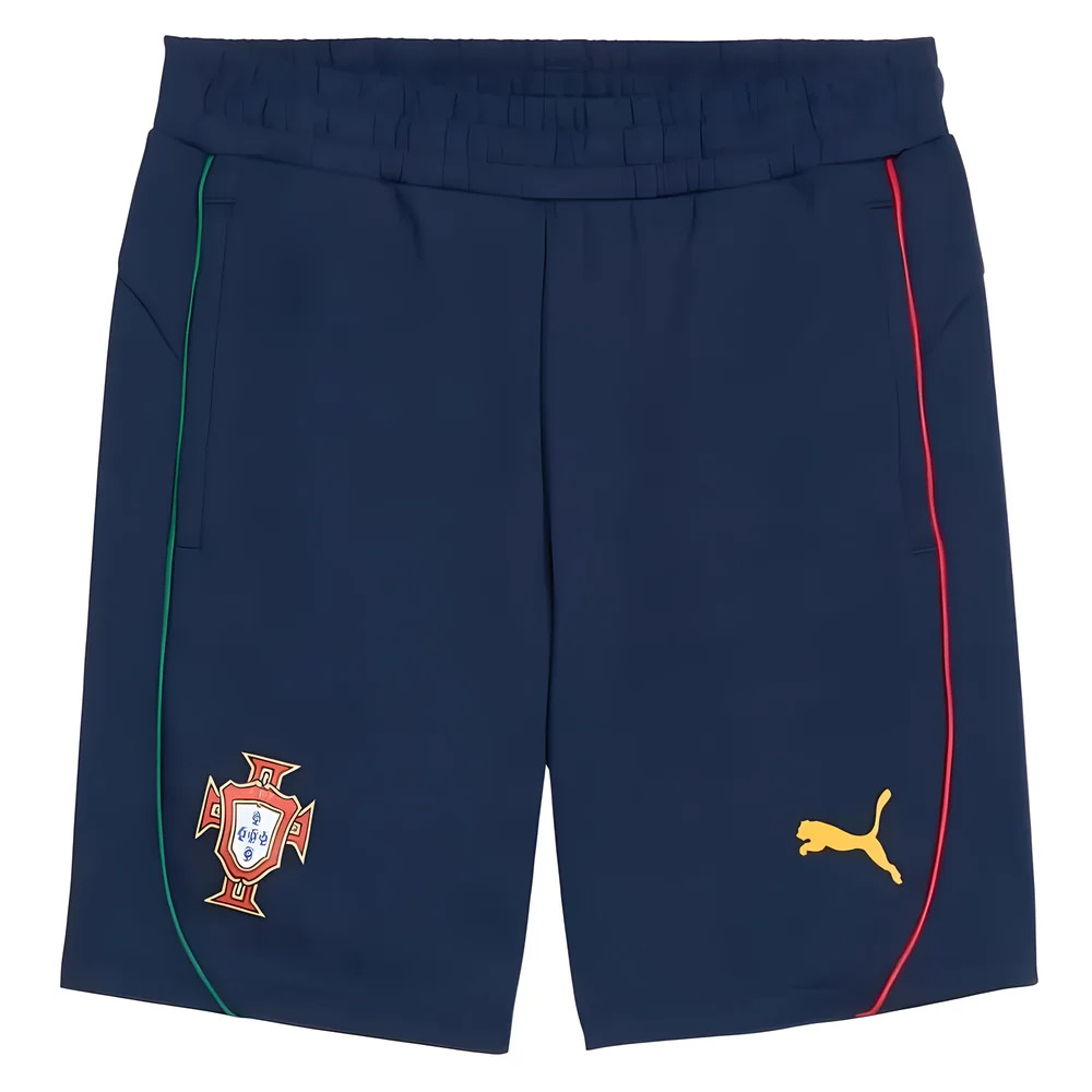 '25-'26 Portugal Casuals Shorts (Persian ) Polyester Made By: Puma Men's Blue 3XL