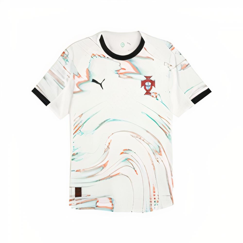 '25-'26 Portugal Away Authentic Jersey Polyester Made By: Puma Men's White 3XL