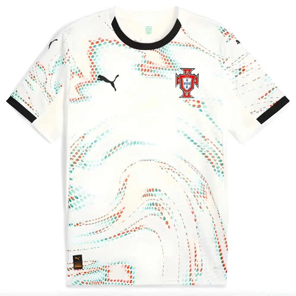 '25-'26 Portugal Away Shirt Polyester Made By: Puma Men's White 3XL