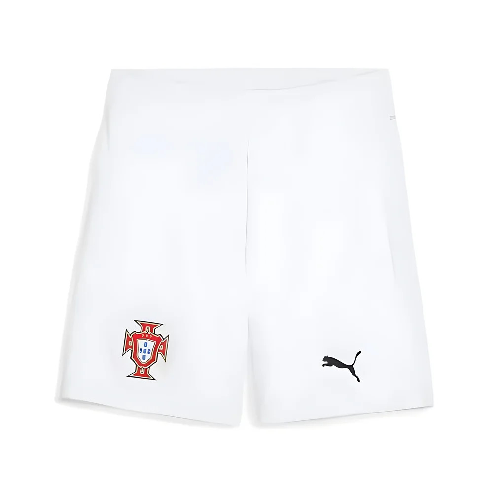'25-'26 Portugal Away Shorts (White) Polyester Made By: Puma Men's White 3XL