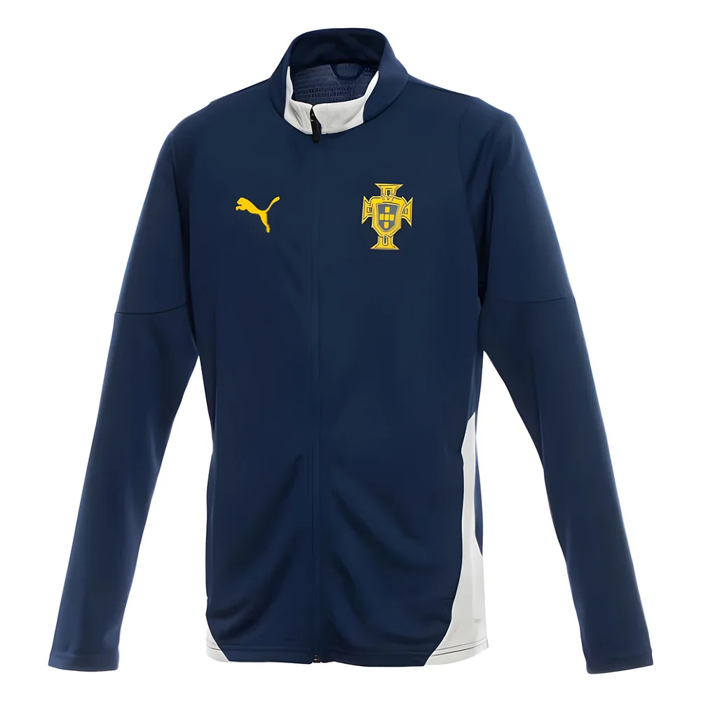 '25-'26 Portugal Training Jacket (Persian ) Polyester Made By: Puma Men's Blue Small