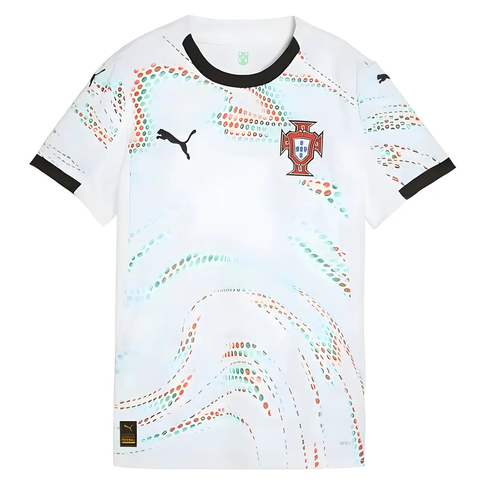 '25-'26 Portugal Away Shirt () Polyester Made By: Puma Women's White Xxl