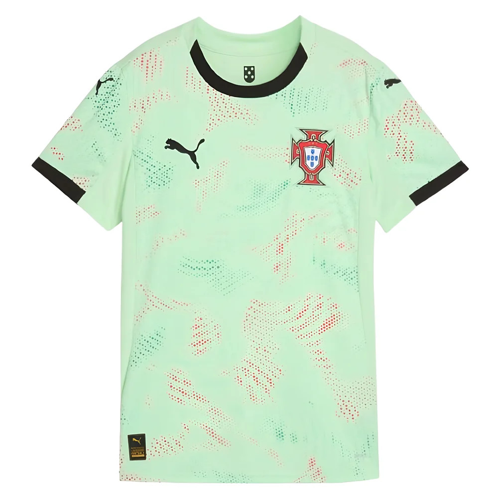 '25-'26 Portugal Team Away Shirt () Polyester Made By: Puma Women's Green Medium