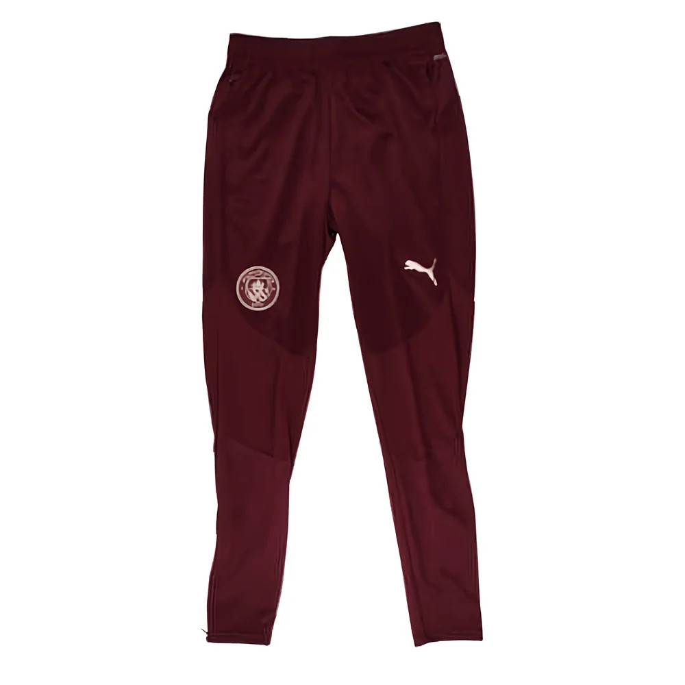 '24-'25 Man City Training Pants (Dark Jasper) Polyester Manchester City Made By: Puma Men's Maroon 3XL
