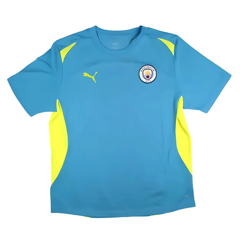 '24-'25 Man City Training Shirt Pro (Blue) Polyester Manchester City Made By: Puma Men's Blue Extra Large