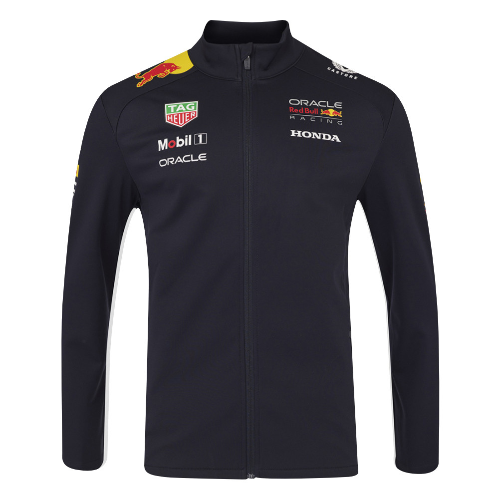 2025 Bull Racing Softshell Jacket (Night Sky) Polyester Made By: Castore Men's Red 3XL