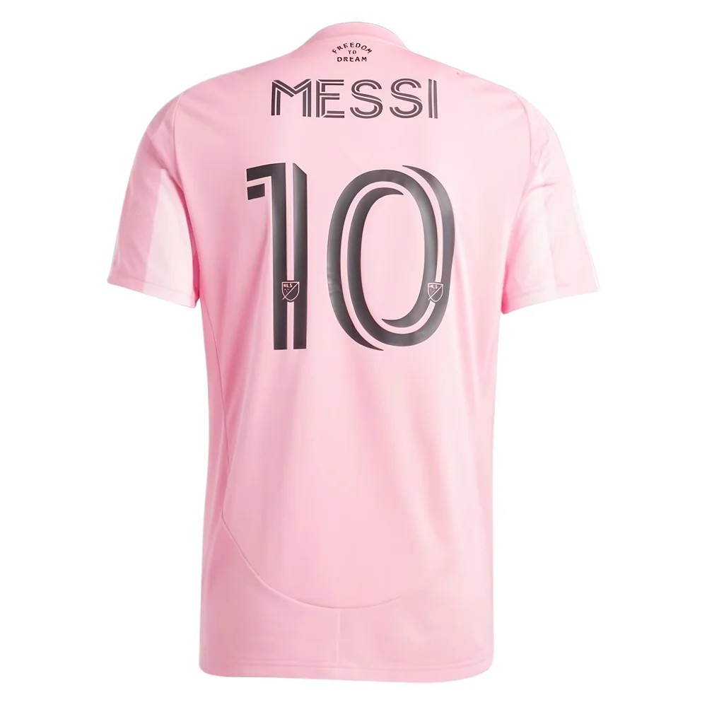 '25-'26 Inter Miami Lionel Messi Home Shirt Polyester Made By: Adidas Men's Pink 3XL