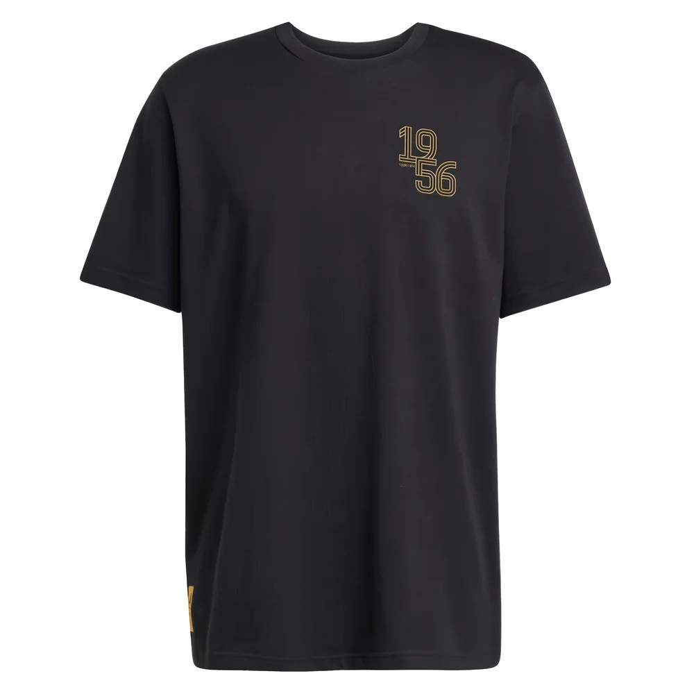 '24-'25 Real Madrid Ucl Heavy Cotton Tee (Black) Made By: Adidas Men's Black Xxl