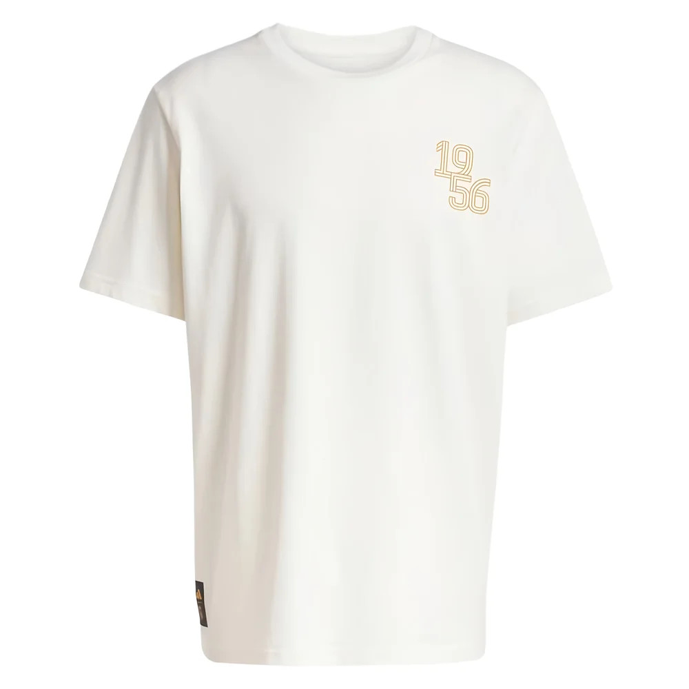 '24-'25 Real Madrid Ucl Heavy Cotton Tee (Off ) Made By: Adidas Men's White Xxl