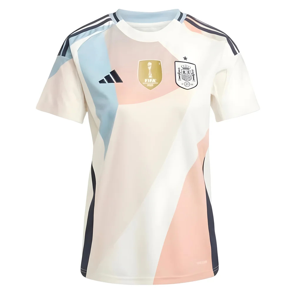 '25-'26 Spain Away Shirt () Polyester Made By: Adidas Women's Blue Medium