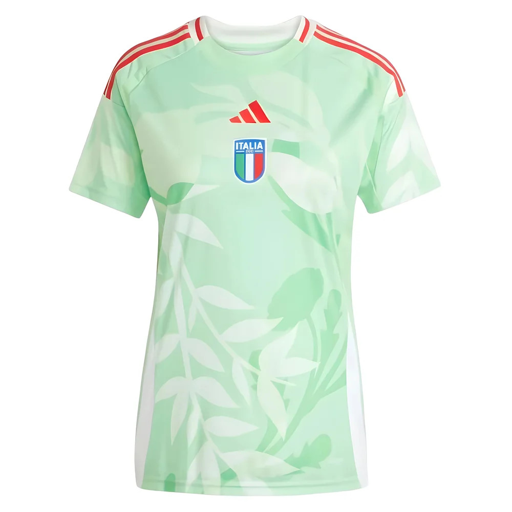 '25-'26 Italy Away Shirt () Polyester Made By: Adidas Women's Green Small