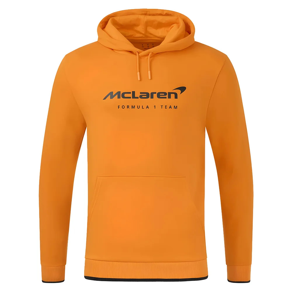 2025 Mclaren F1 Core Essentials Hoodie - Autumn Glory Polyester Made By: Castore Men's Orange Xxl