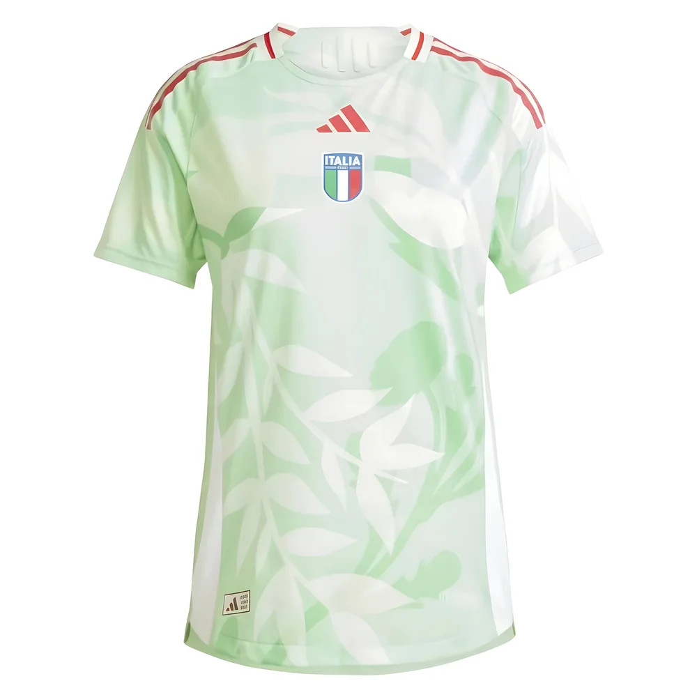 '25-'26 Italy Authentic Away ( Team) Shirt () Polyester Made By: Adidas Women's Green Large