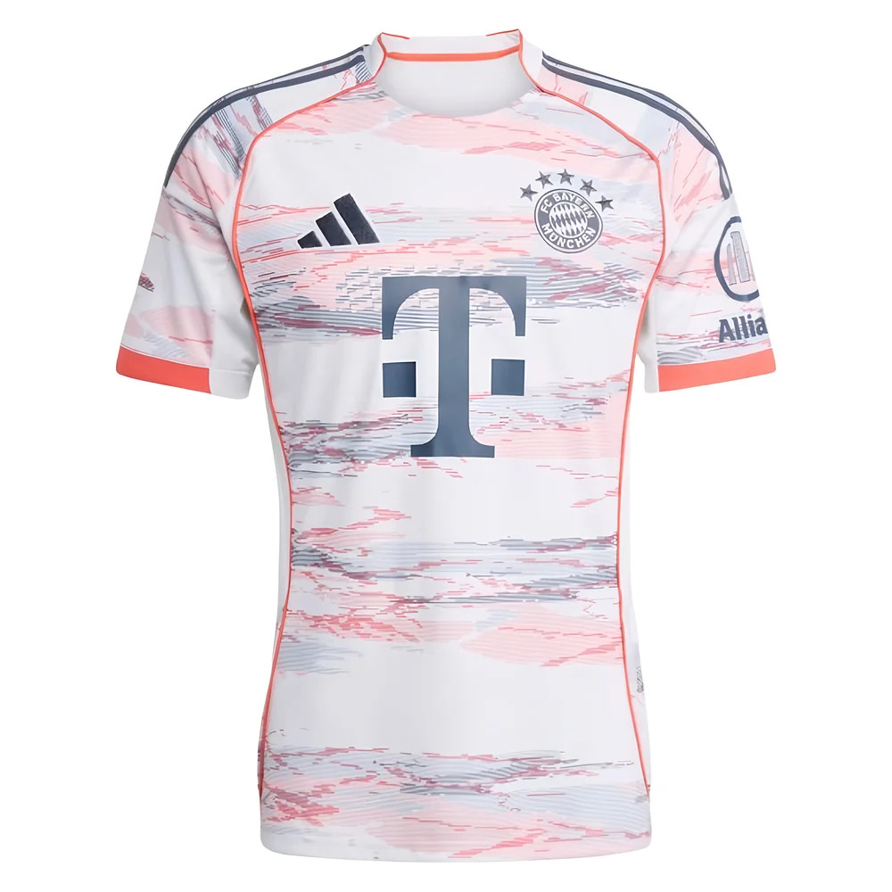 '25-'26 Bayern Munich Away Shirt Polyester Made By: Adidas Men's White Large