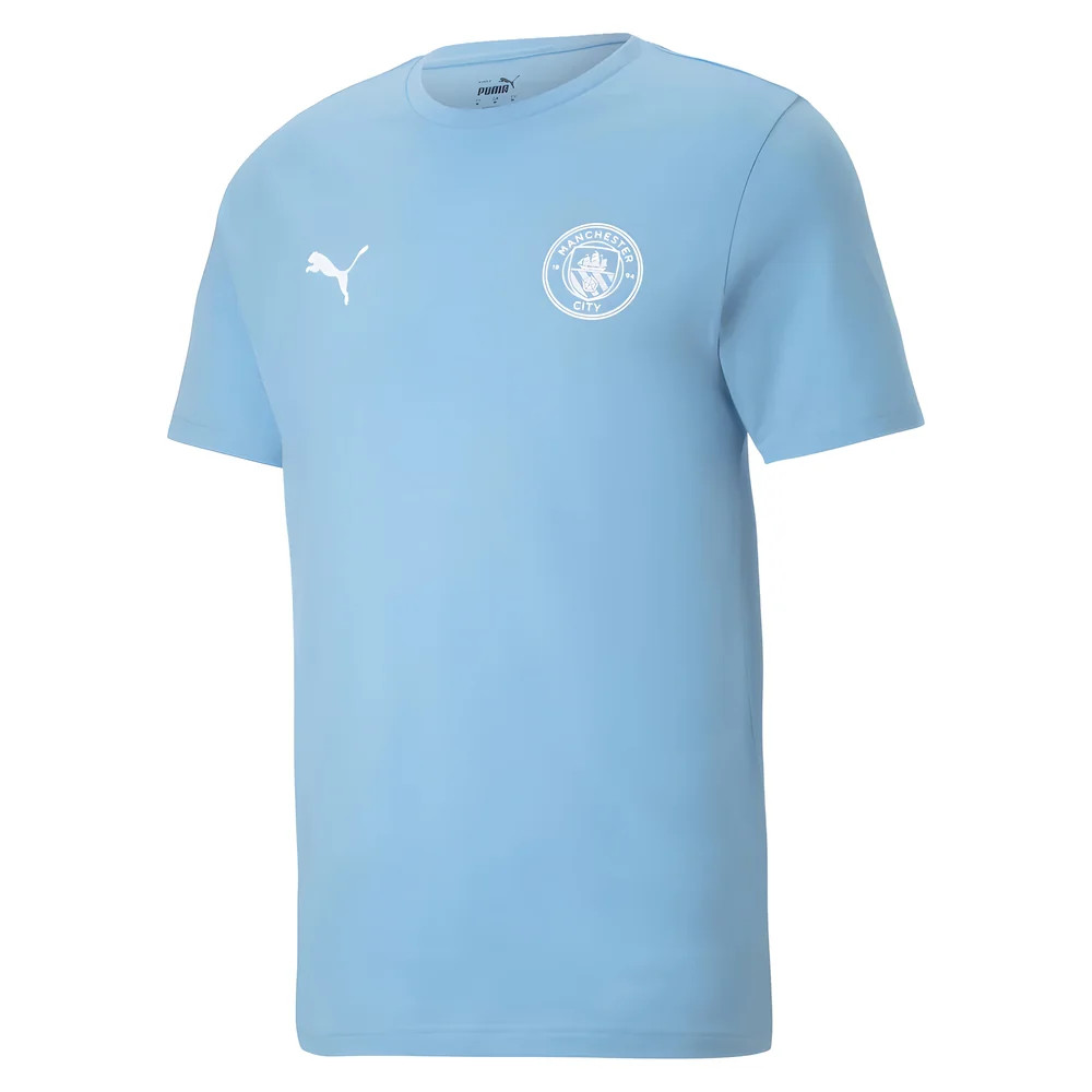 '25-'26 Man City Ftbless Tee (Sky) Polyester Manchester City Made By: Puma Men's White Extra Large