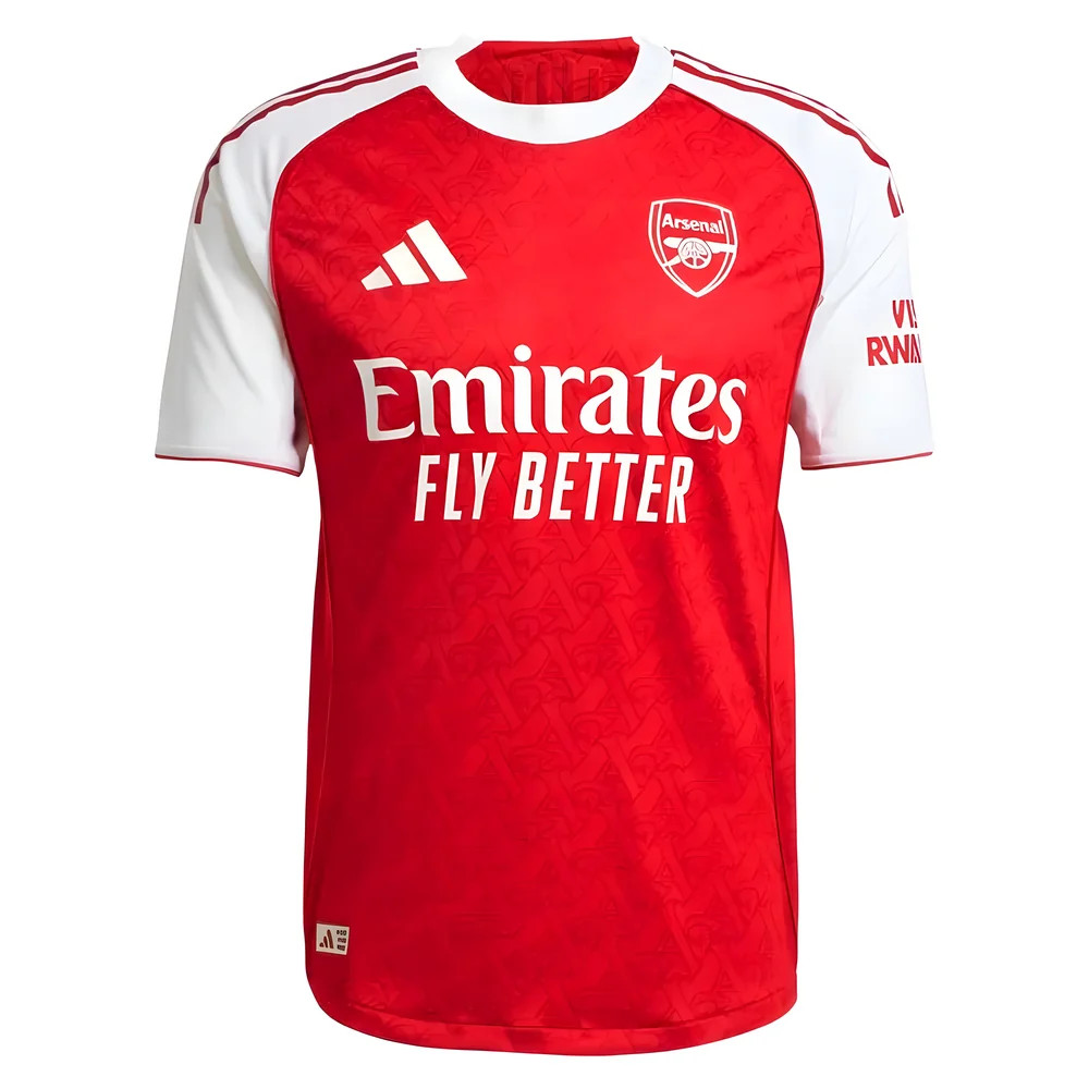 '25-'26 Arsenal Authentic Home Shirt Polyester Made By: Adidas Men's Red Small