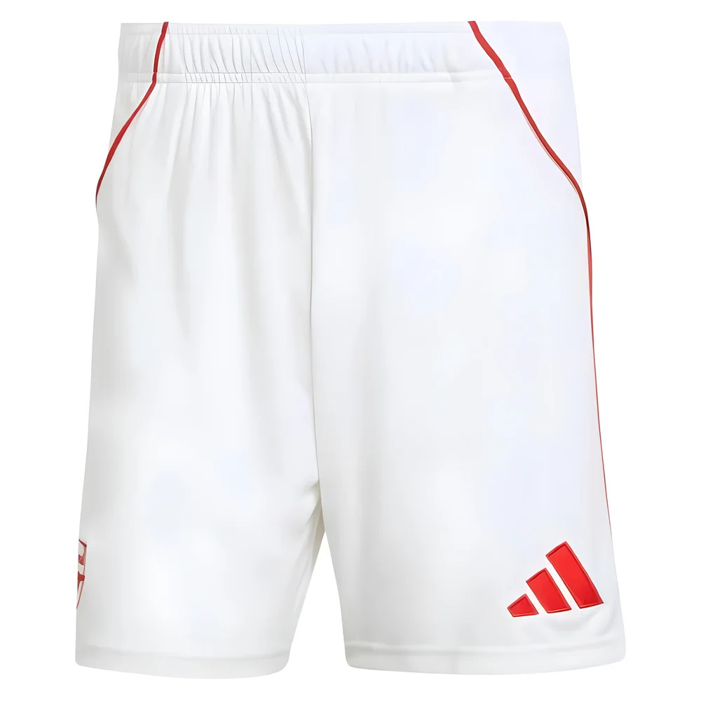 '25-'26 Arsenal Home Shorts (White) Polyester Made By: Adidas Men's White Xxl