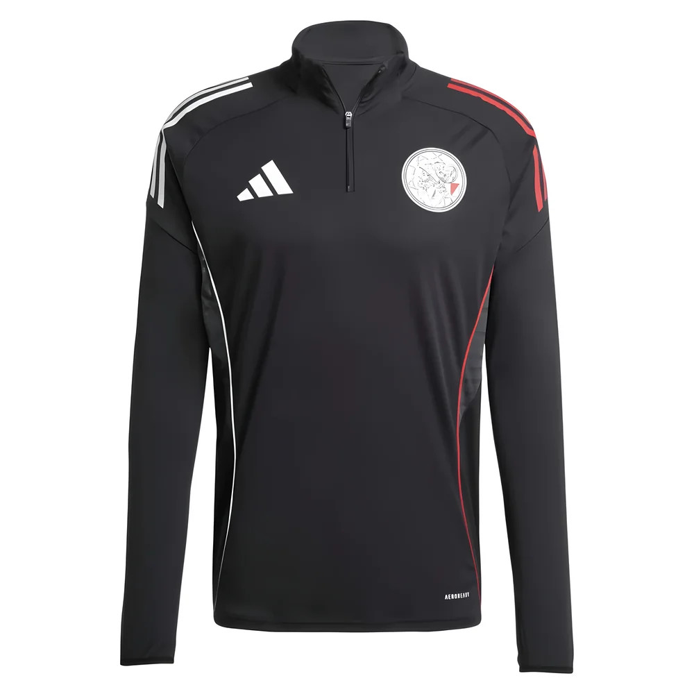 '25-'26 Ajax Training Top (Black) Polyester Made By: Adidas Men's Black Xxl