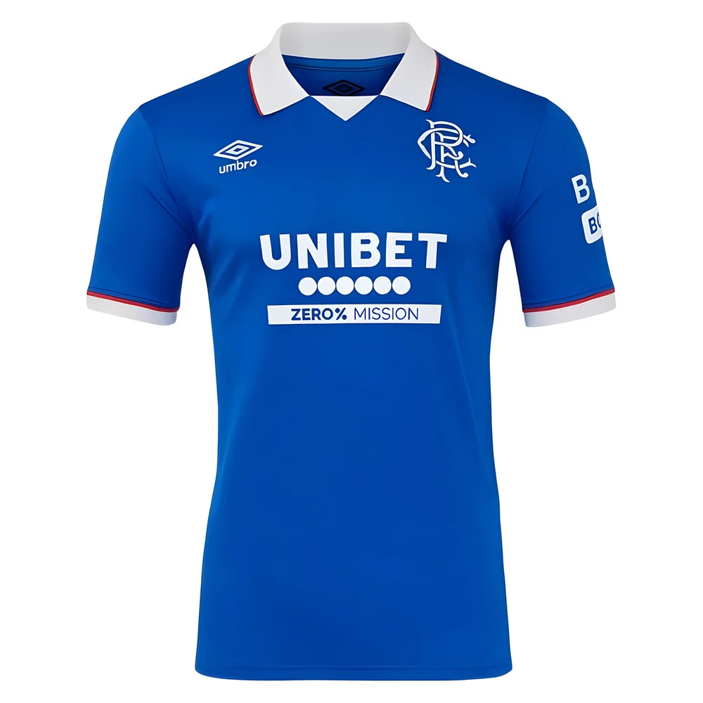 Umbro Men's Lapis Blue Rangers Home Football Shirt 2025 2026 Adults - M - Image 6