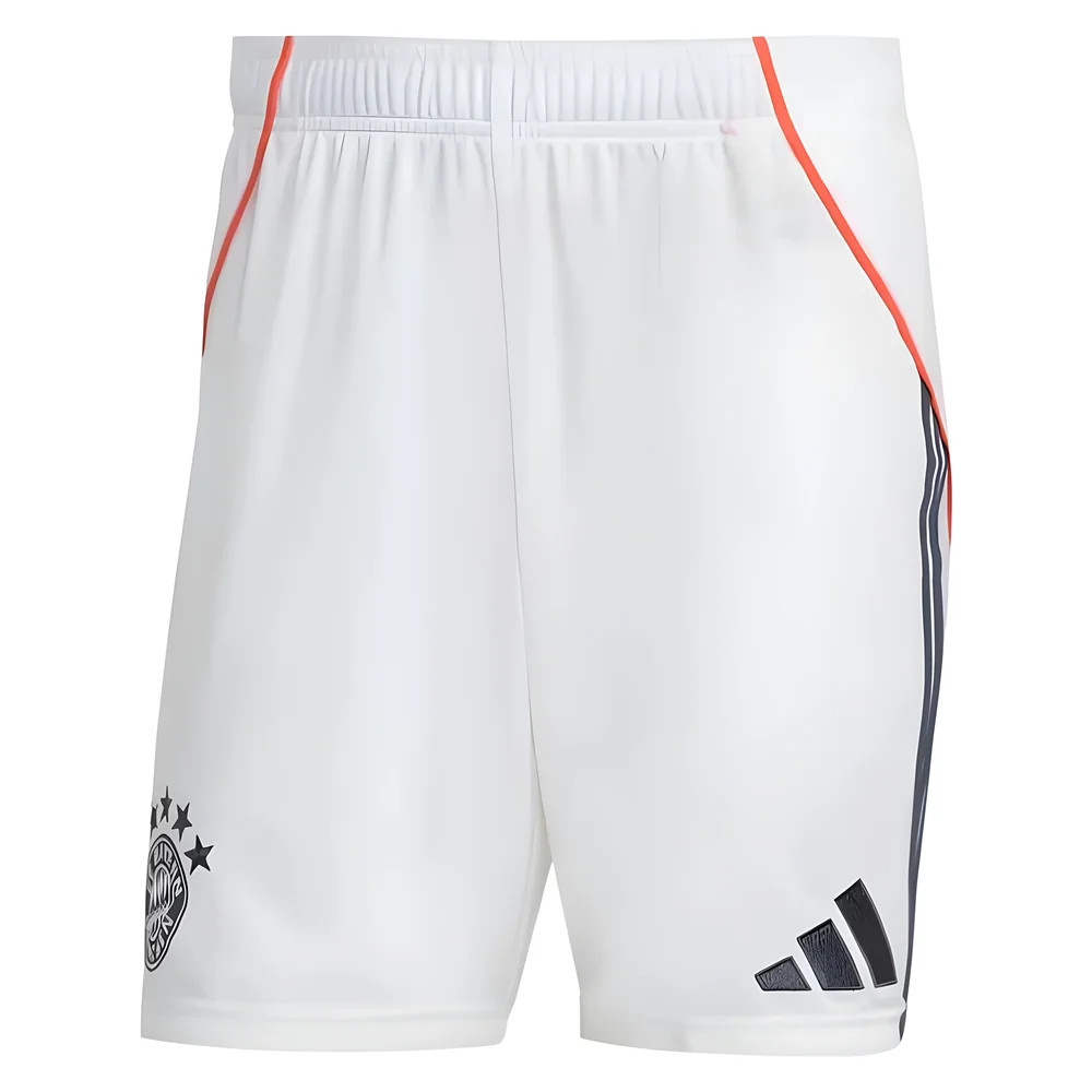 '25-'26 Bayern Munich Away Shorts (White) Polyester Made By: Adidas Men's White Medium