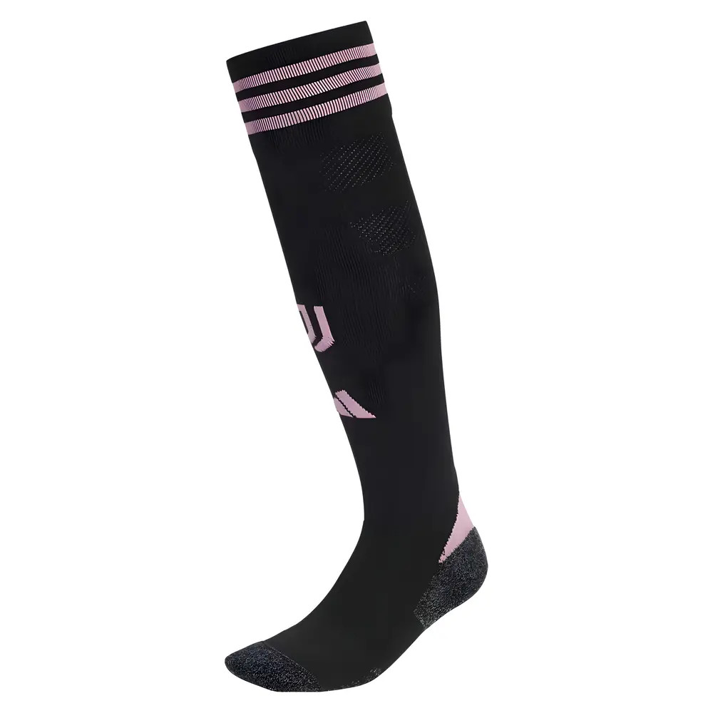 '25-'26 Juventus Home Socks (Black) Adults Polyester Made By: Adidas Unisex Black Medium
