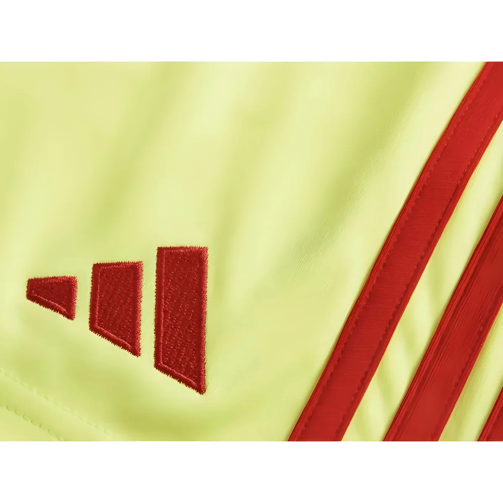 '25-'26 Arsenal Home Goalkeeper Shorts (Yellow) - Kids Polyester Made By: Adidas Unisex Kids Yellow 24 Waist