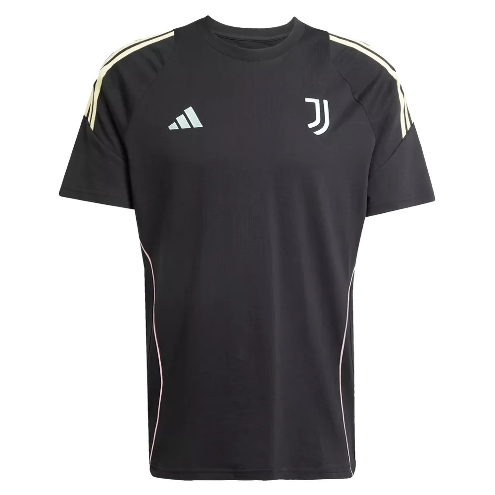 '25-'26 Juventus Training Tee (Black) Polyester Made By: Adidas Men's Black 3XL