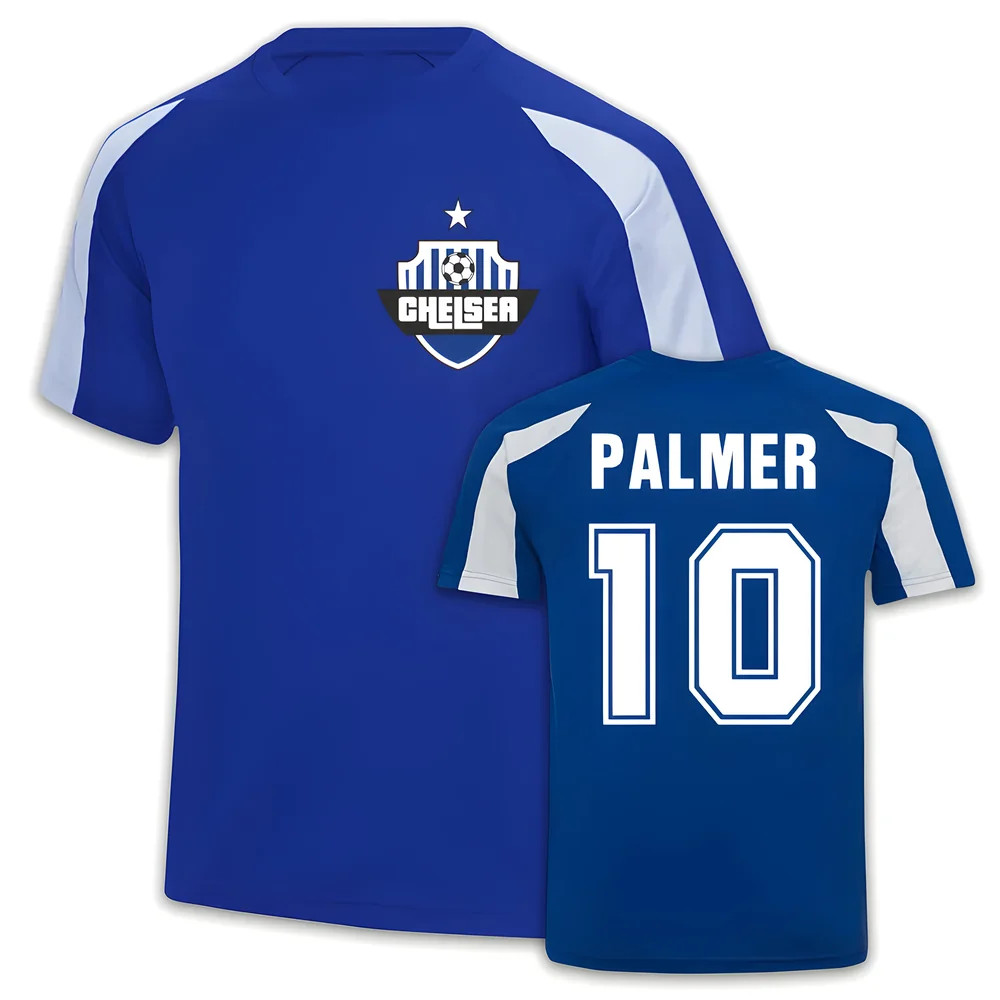 Chelsea Sports Training Jersey (Cole Palmer 10) Polyester Uksoccershop Men's Blue Xxl