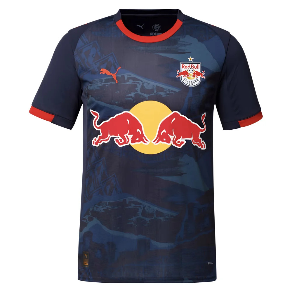 '25-'26 Bull Salzburg Away Shirt Polyester Made By: Puma Men's Red Xxl