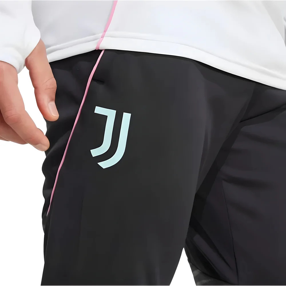 '25-'26 Juventus Training Pants (Black) Polyester Made By: Adidas Men's Black Extra Large
