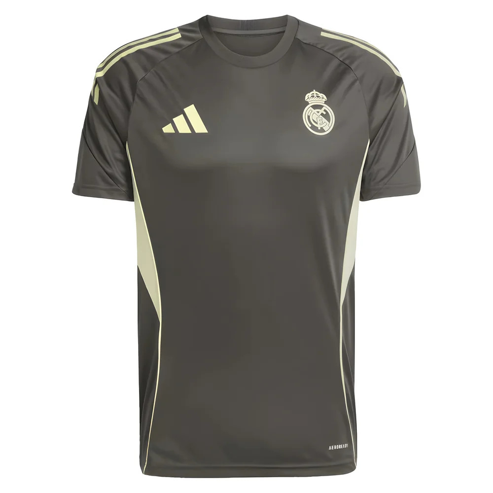 '25-'26 Real Madrid Training Jersey (Utility ) Polyester Made By: Adidas Men's Grey Extra Small