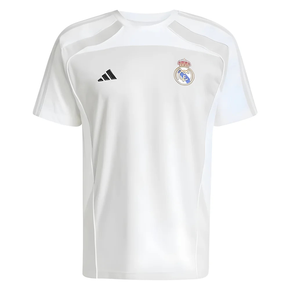 '25-'26 Real Madrid Ubp Tee (White) Polyester Made By: Adidas Men's White Medium