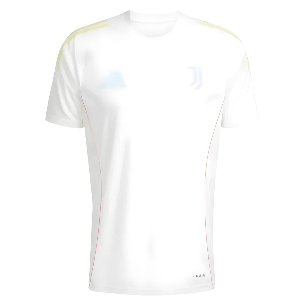 '25-'26 Juventus Training Shirt (White) Polyester Made By: Adidas Men's White 3XL