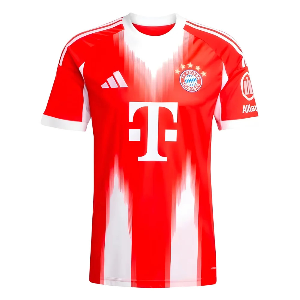 '25-'26 Bayern Munich Home Shirt Polyester Made By: Adidas Men's Red Xxl