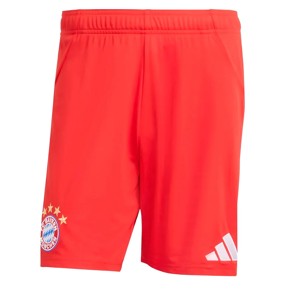 '25-'26 Bayern Munich Home Shorts (Red) Polyester Made By: Adidas Men's Red Xxl