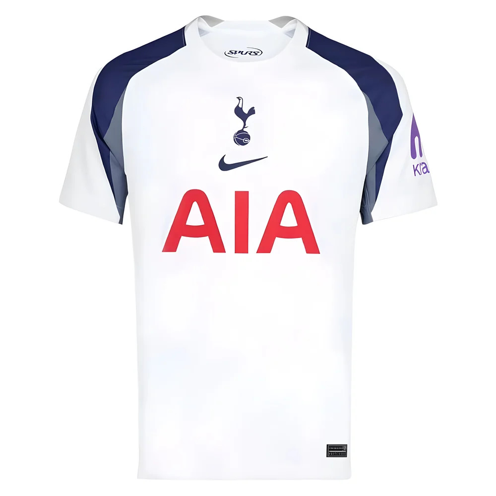 '25-'26 Tottenham Hotspur Home Shirt Polyester Made By: Nike Men's White Extra Large