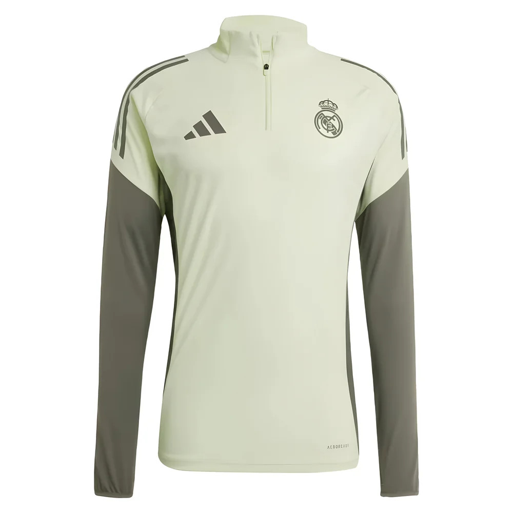 '25-'26 Real Madrid Training Top (Almost Lime) Polyester Made By: Adidas Men's Green Medium