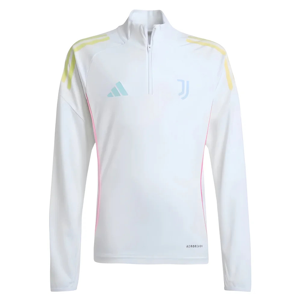 '25-'26 Juventus Training Top (White) Polyester Made By: Adidas Men's White 3XL
