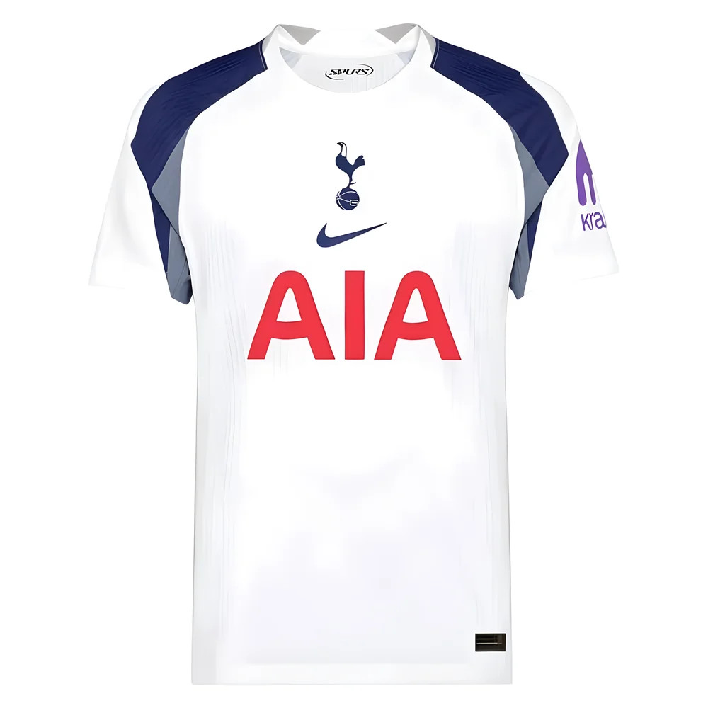 '25-'26 Tottenham Hotspur Authentic Home Shirt Polyester Made By: Nike Men's White Large
