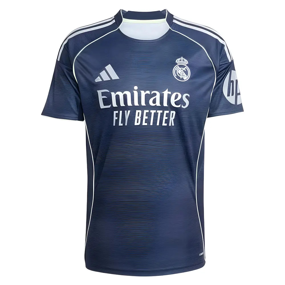 '25-'26 Real Madrid Away Shirt Polyester Made By: Adidas Men's Navy Xxl