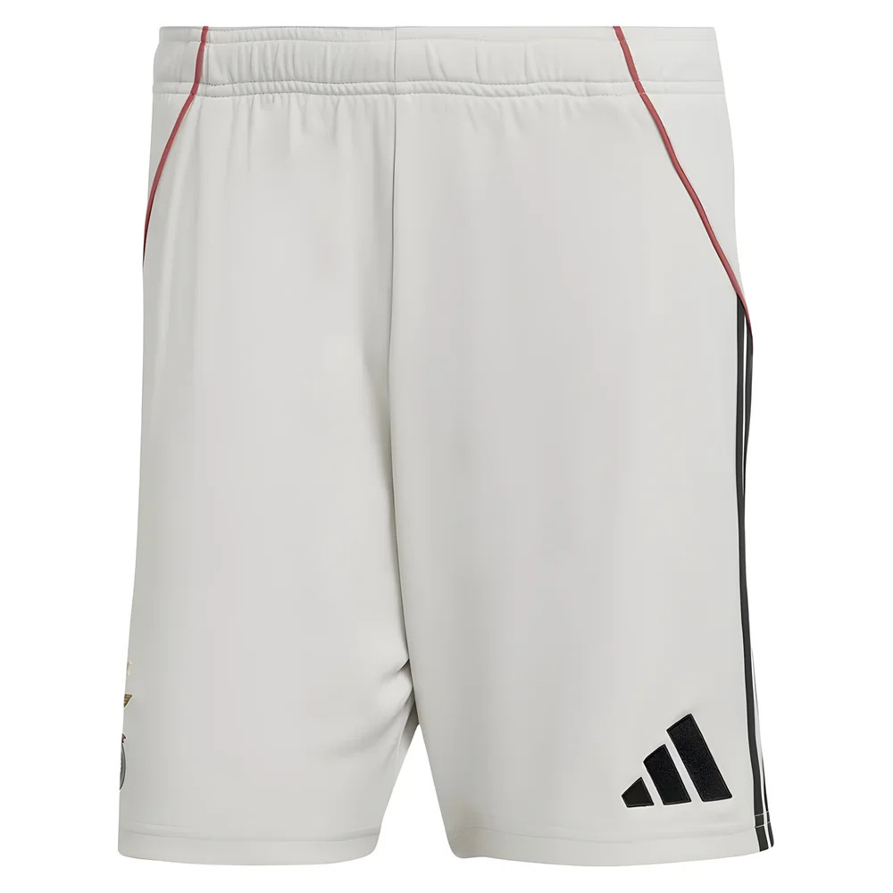 '25-'26 Benfica Away Shorts (Wonder Alumina) Polyester Made By: Adidas Men's White Extra Large