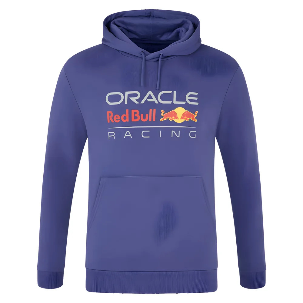 2025 Red Bull Racing Front Logo Hoodie (Skipper ) Polyester Made By: Puma Men's Blue Extra Large