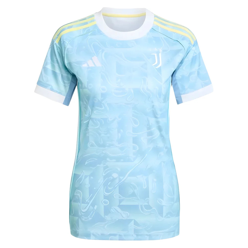 '25-'26 Juventus Away Shirt () Polyester Made By: Adidas Women's Blue Medium