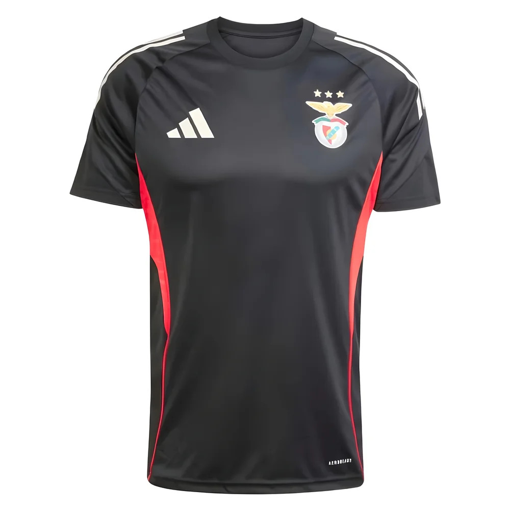'25-'26 Benfica Training Jersey (Black) Polyester Made By: Adidas Men's Black Xxl