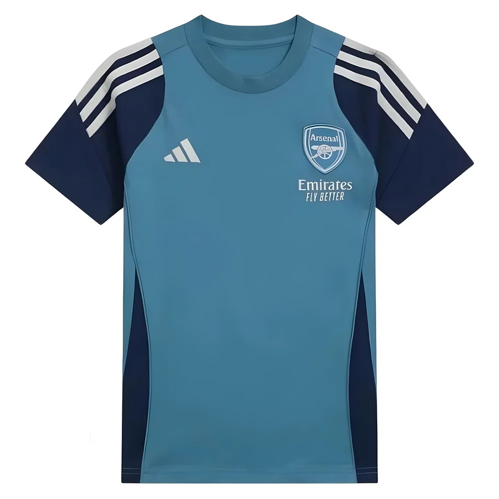 '25-'26 Arsenal Training Tee (Blanch ) - Kids Polyester Made By: Adidas Unisex Kids Blue Size 15-16