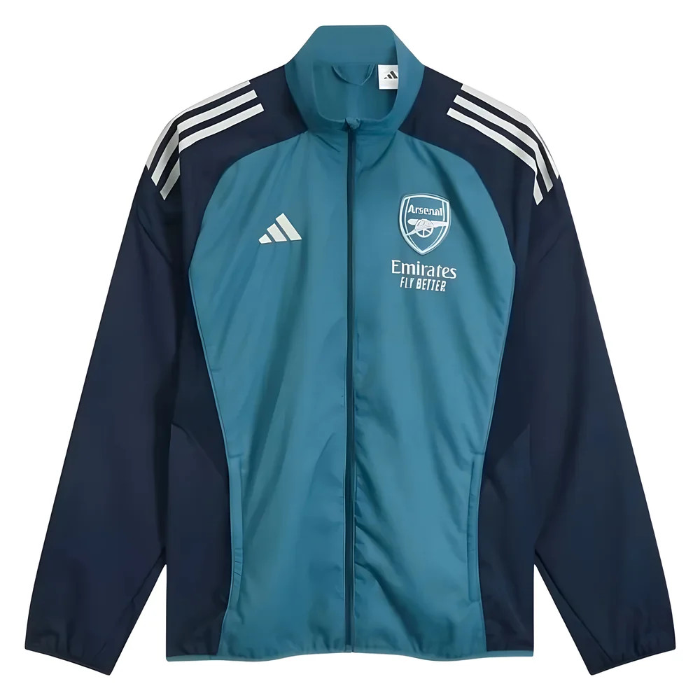 '25-'26 Arsenal Presentation Jacket (Blanch ) Polyester Made By: Adidas Men's Blue Medium