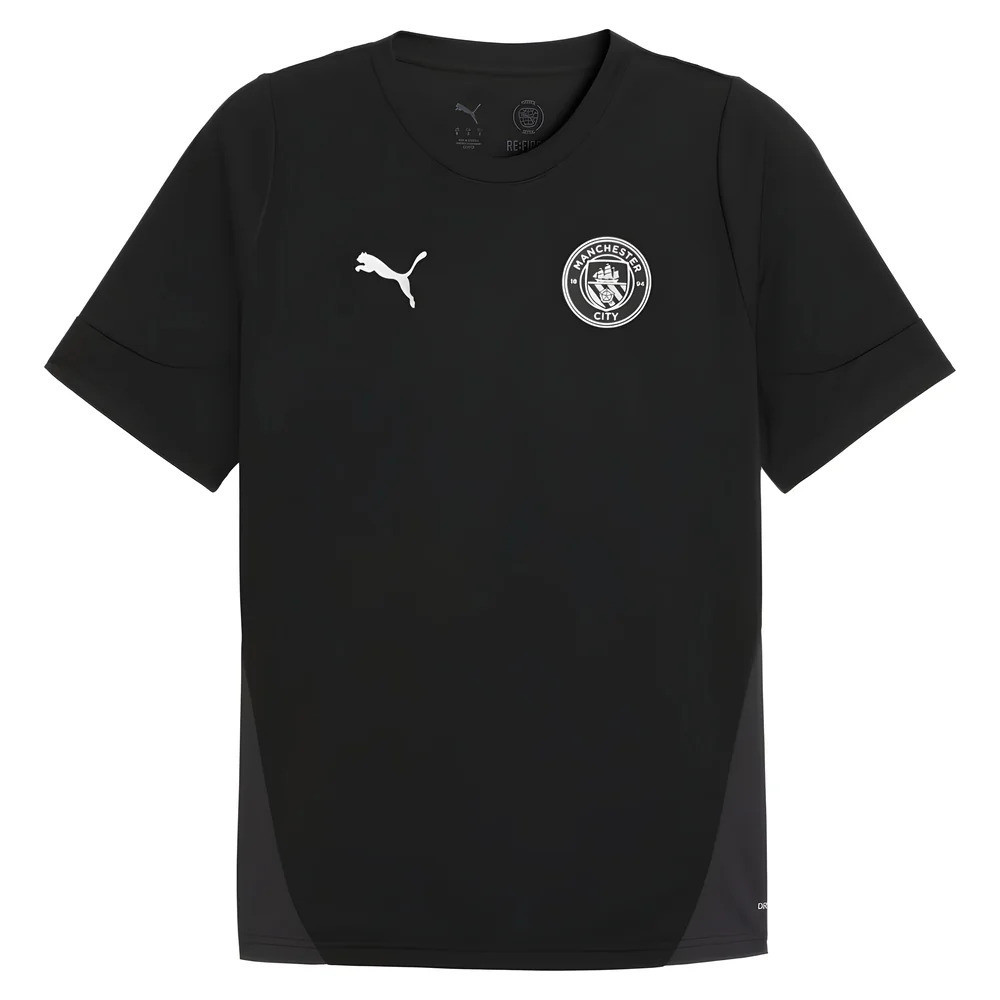 '25-'26 Man City Training Jersey (Black) Polyester Manchester City Made By: Puma Men's Black Small